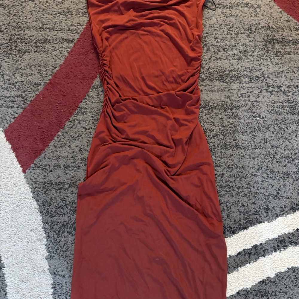 H&M Rust Red Maxi Dress
